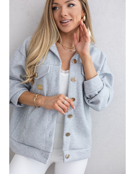 Kurtka Koszulowa Monte Szara