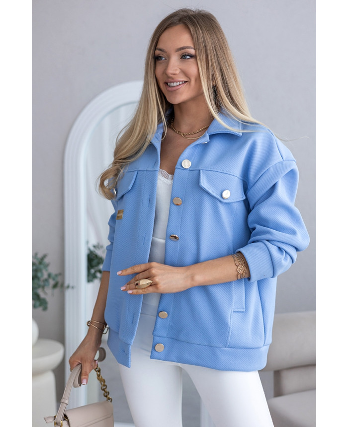 Kurtka Koszulowa Monte Błękitna