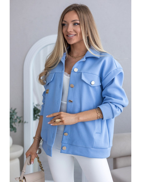 Kurtka Koszulowa Monte Błękitna