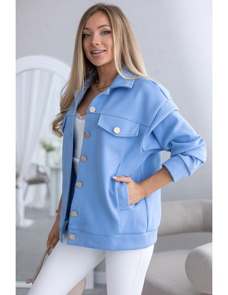 Kurtka Koszulowa Monte Błękitna