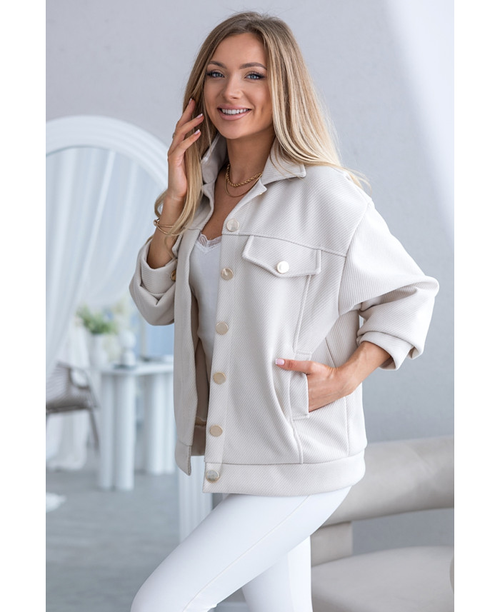 Kurtka Koszulowa Monte Beżowa