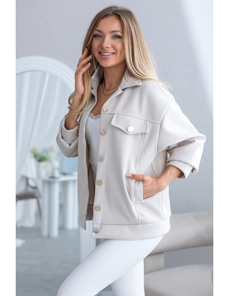 Kurtka Koszulowa Monte Beżowa