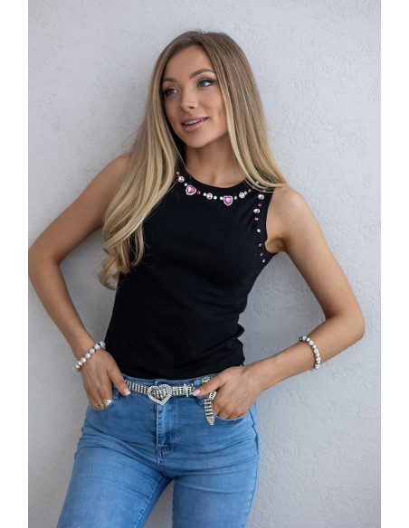 Bluzka Top Diana Czarna