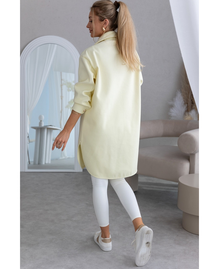 Kurtka Koszulowa Long Żółta