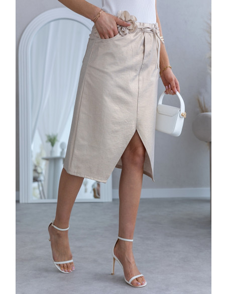 Spódnica Midi Gold