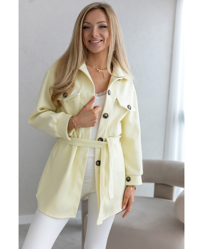 Kurtka Koszulowa Servo Żółta