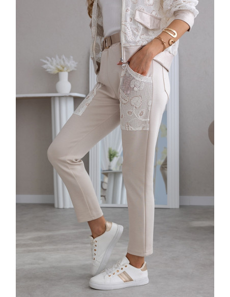 Spodnie Clone Beżowe