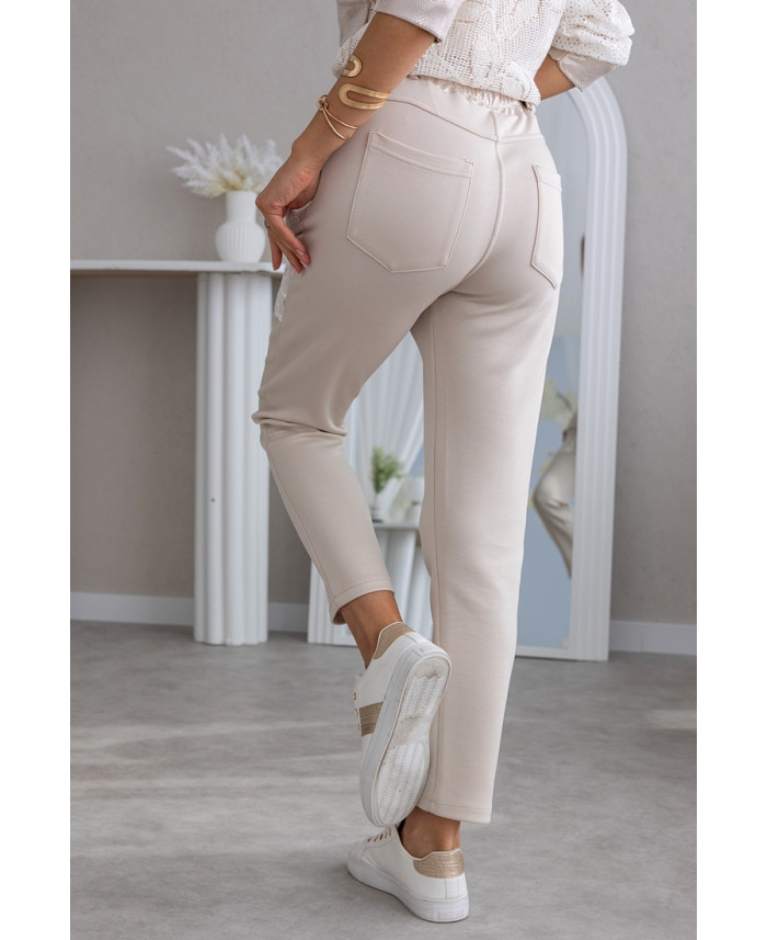 Spodnie Clone Beżowe