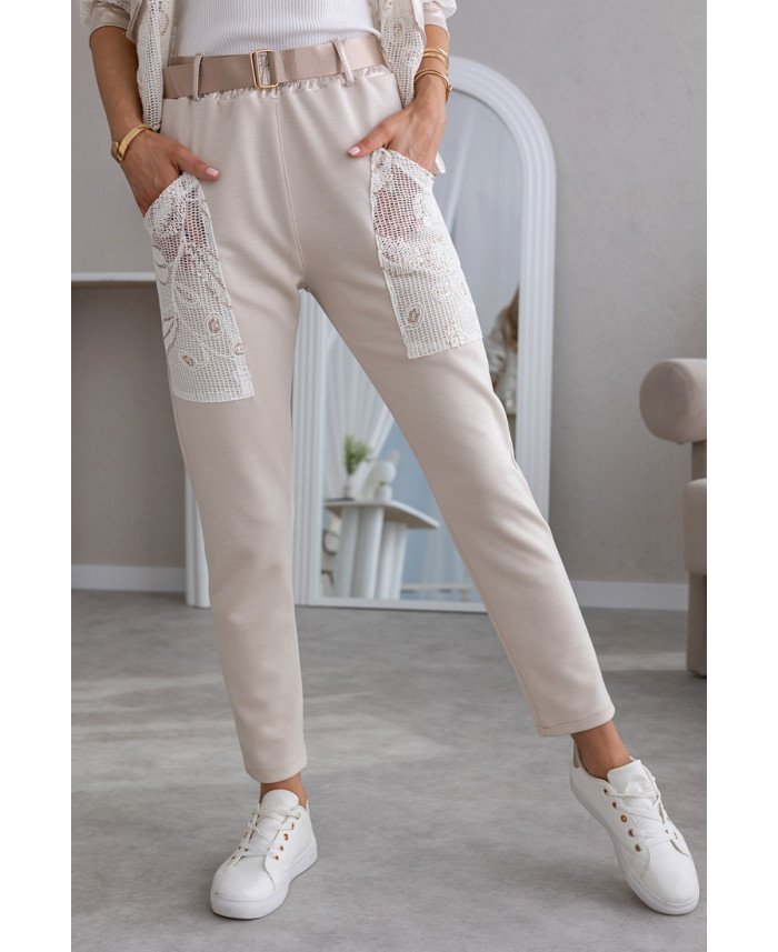 Spodnie Clone Beżowe