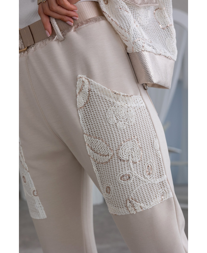 Spodnie Clone Beżowe