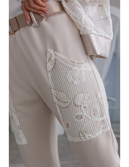 Spodnie Clone Beżowe