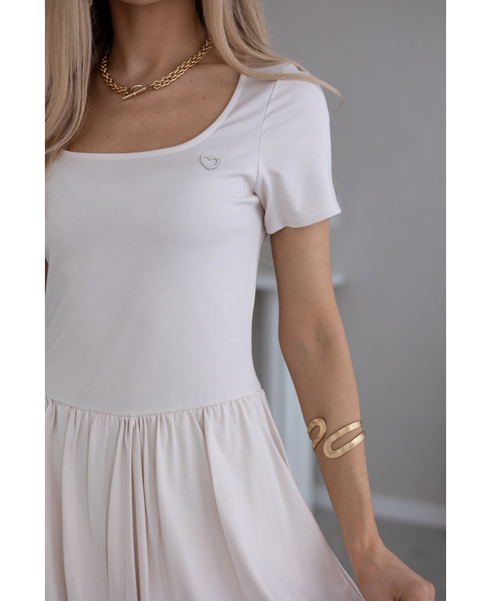 Sukienka Miss You Beżowa