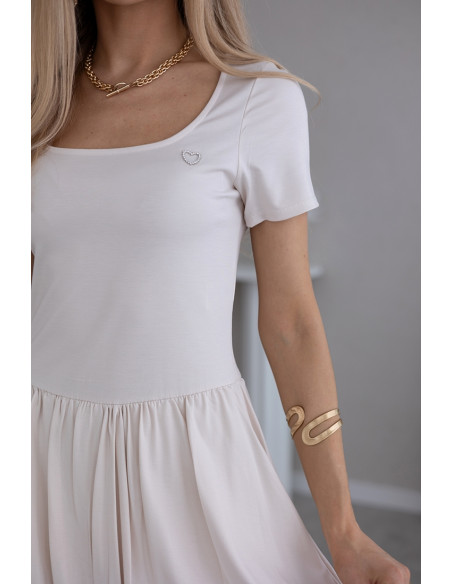 Sukienka Miss You Beżowa