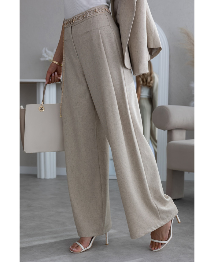 Komplet Teez  Ciemny  Beżowy