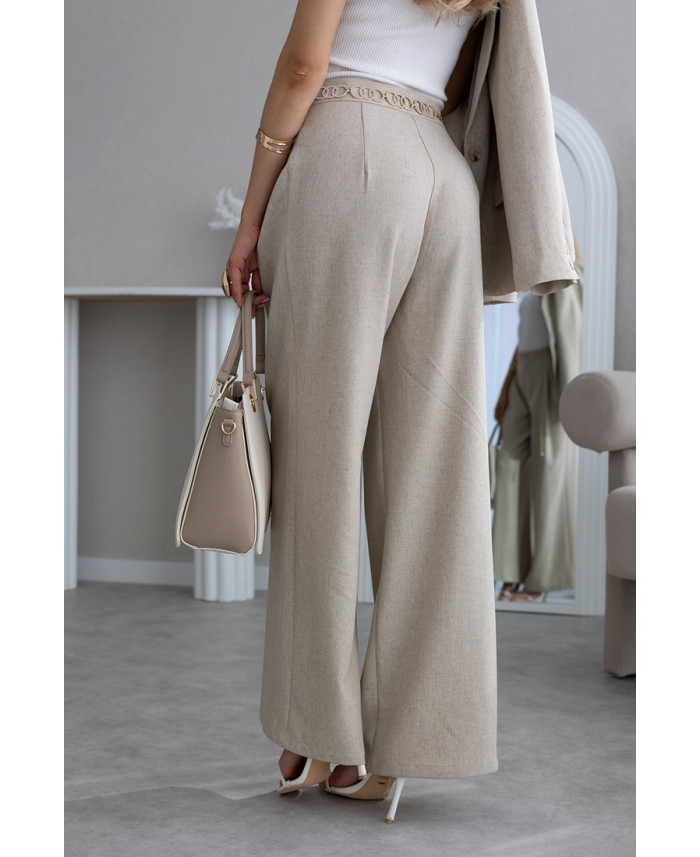 Komplet Teez  Ciemny  Beżowy