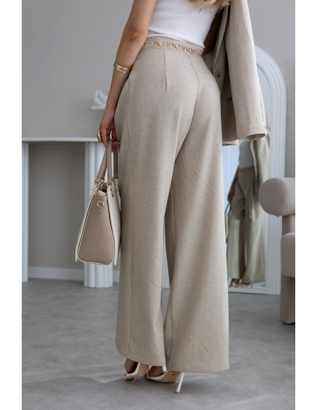 Komplet Teez  Ciemny  Beżowy