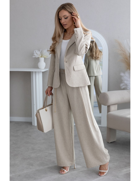 Komplet Teez  Ciemny  Beżowy