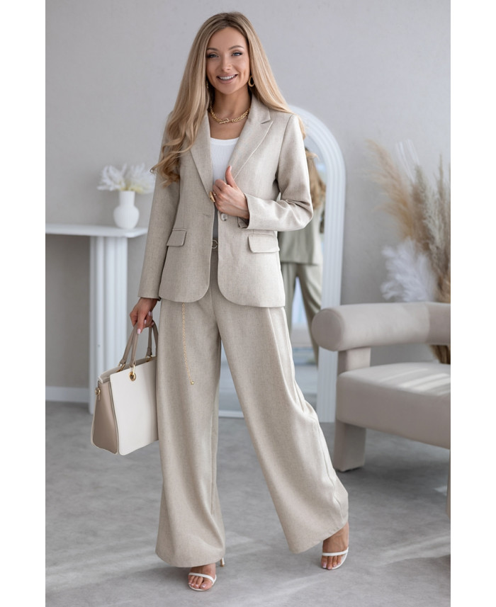 Komplet Teez  Ciemny  Beżowy