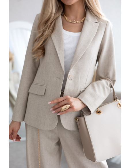 Komplet Teez  Ciemny  Beżowy