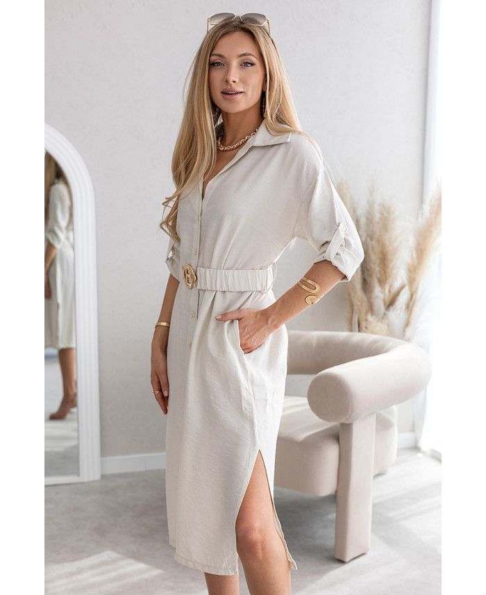 Sukienka Irra Jasny Beż