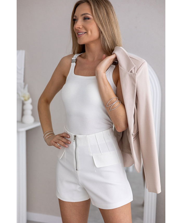 Krótkie Spodenki Dino Białe