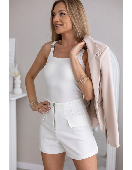 Krótkie Spodenki Dino Białe