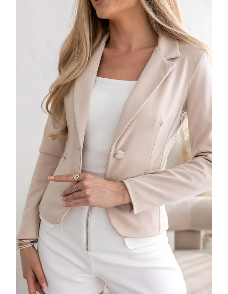 Żakiet Classic Beżowy