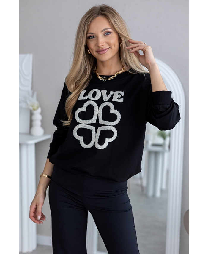 Bluza Love Czarna