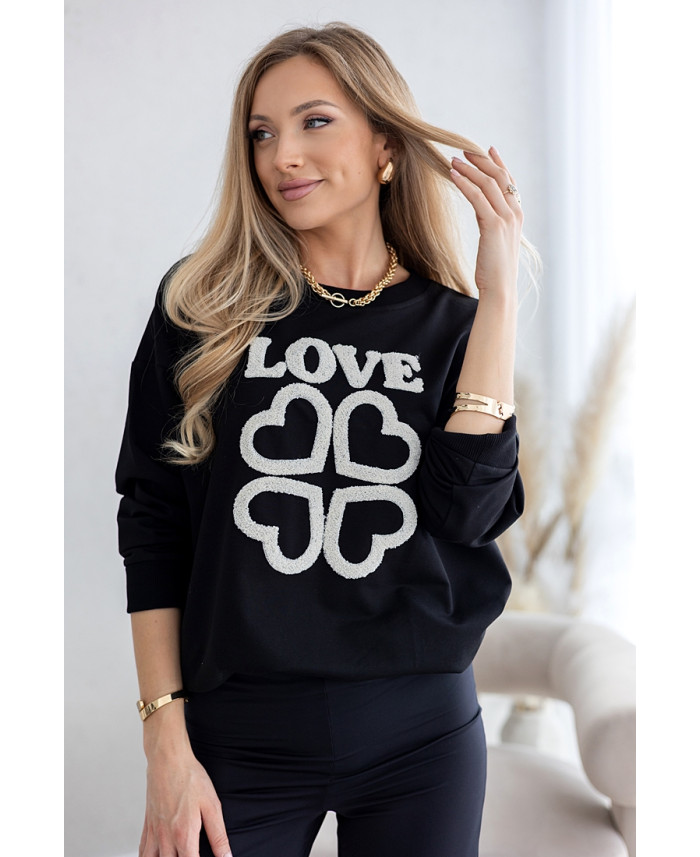 Bluza Love Czarna