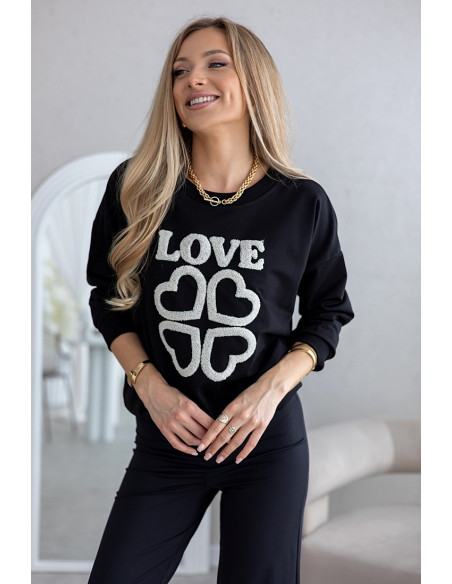 Bluza Love Czarna