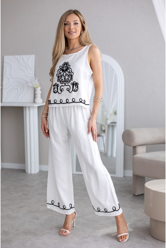 Komplet Solle Biały