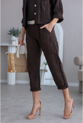 Spodnie Modi Brązowe