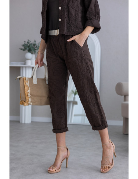 Spodnie Modi Brązowe