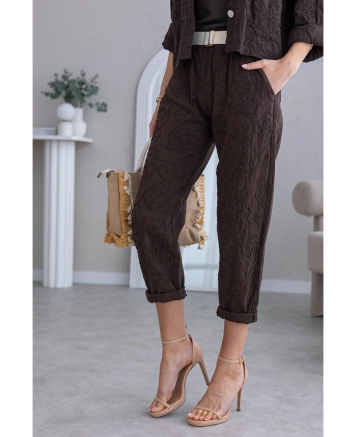 Spodnie Modi Brązowe