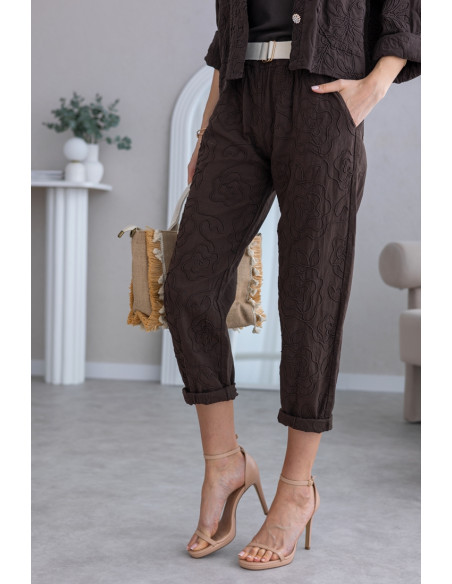 Spodnie Modi Brązowe