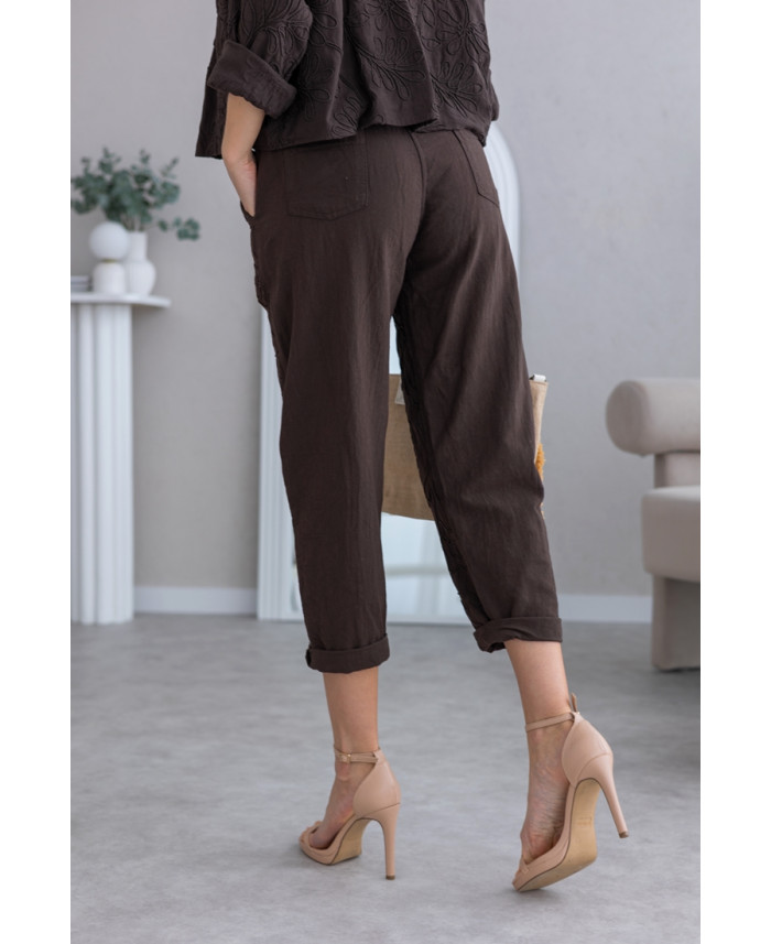 Spodnie Modi Brązowe