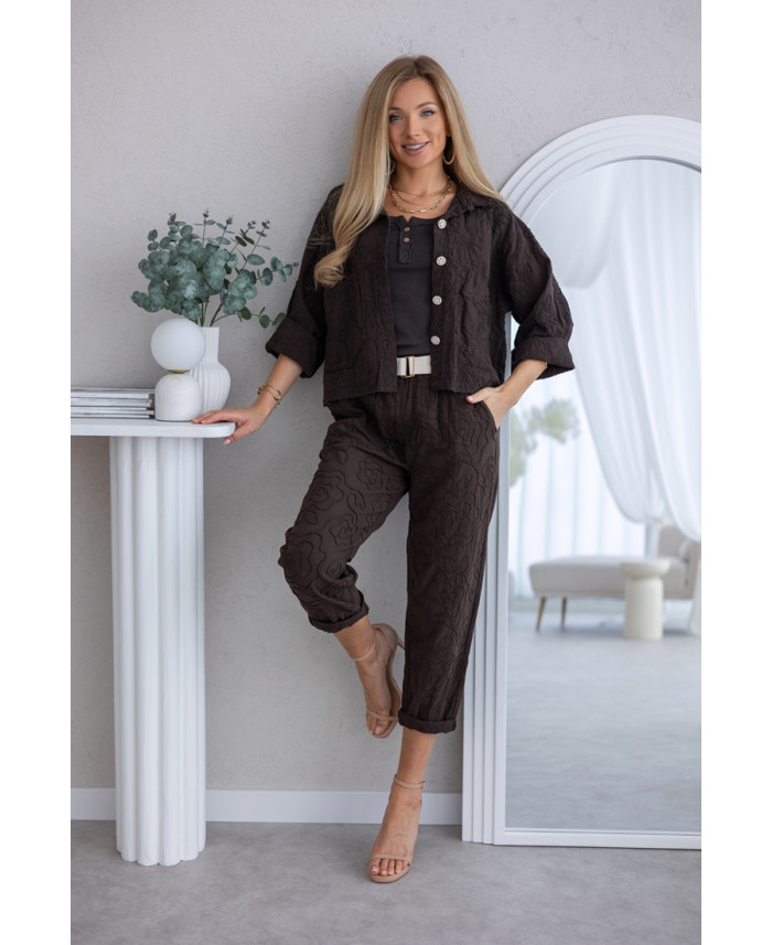 Spodnie Modi Brązowe