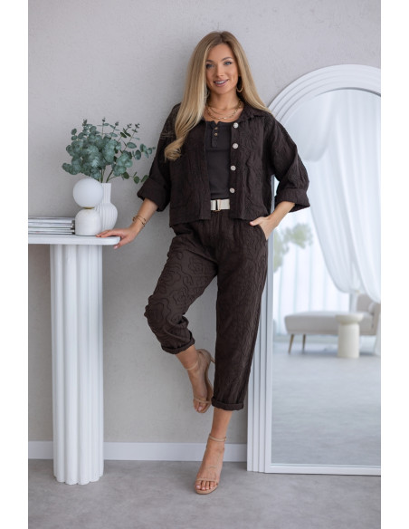 Spodnie Modi Brązowe