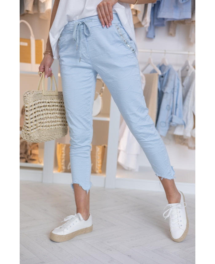 Spodnie Moxa Błękitne