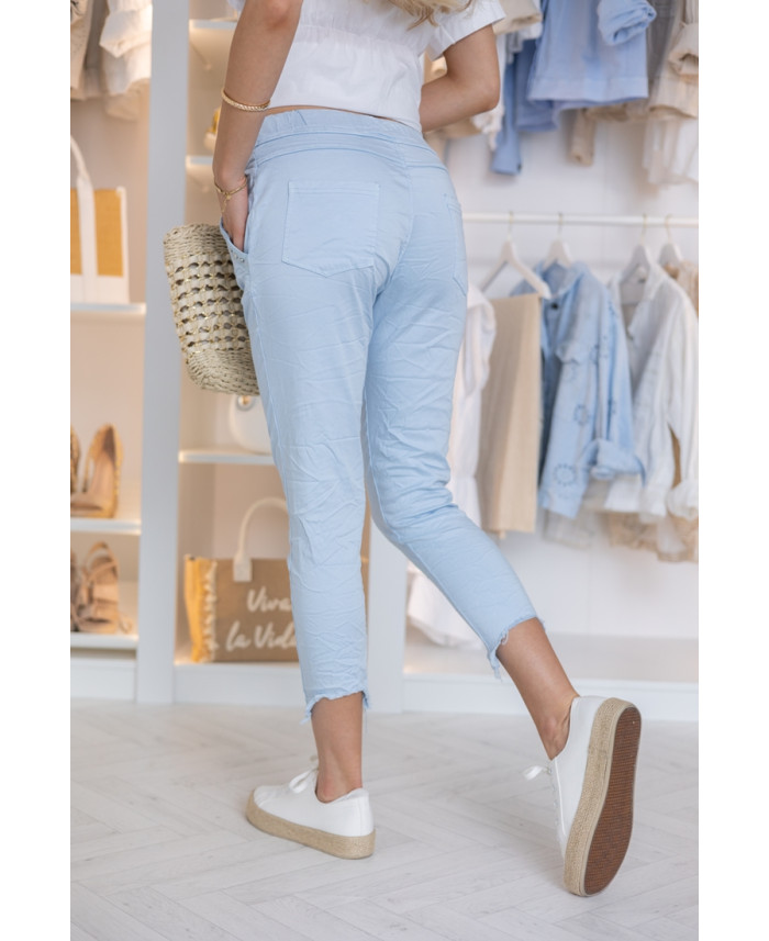 Spodnie Moxa Błękitne