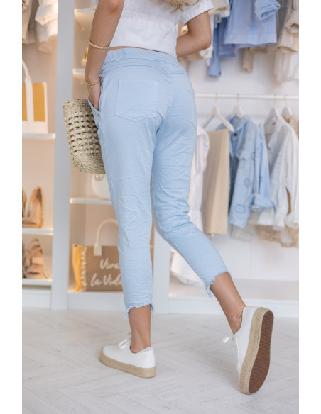 Spodnie Moxa Błękitne