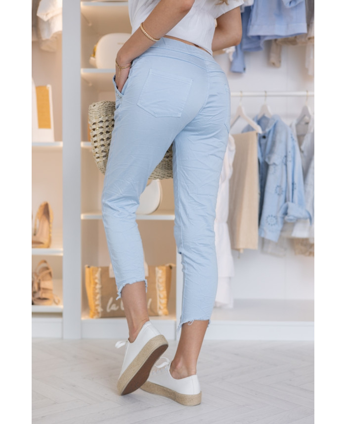 Spodnie Moxa Błękitne