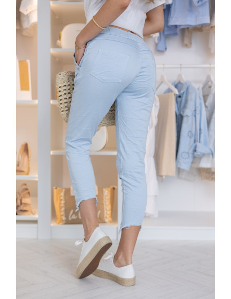 Spodnie Moxa Błękitne