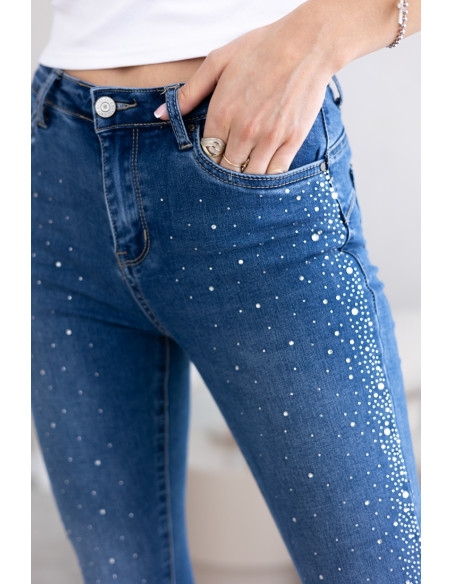 Spodnie Jeans w Cyrkonie