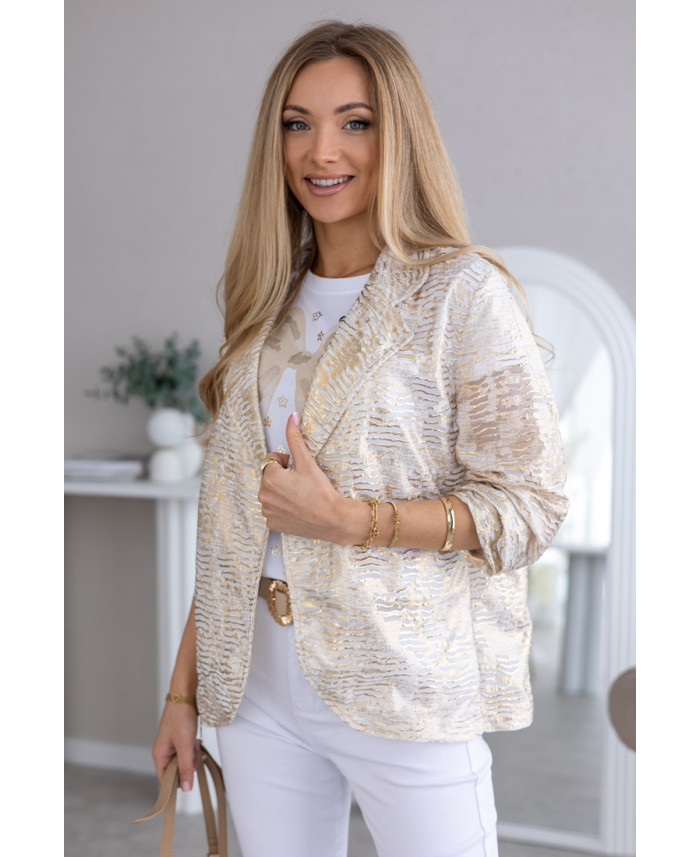 Żakiet Narzutka Neem Złoty