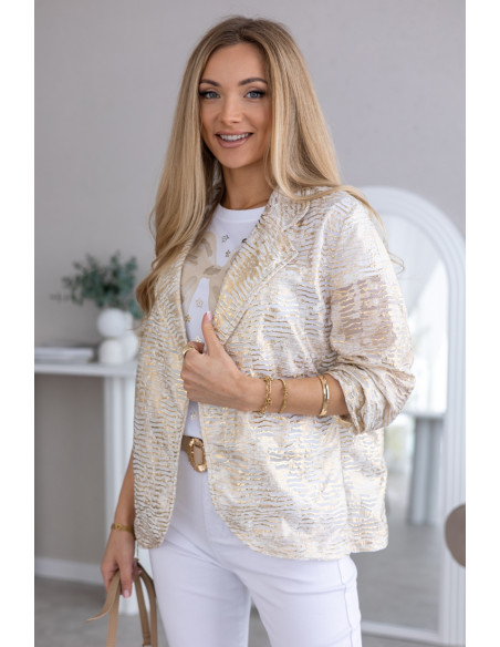 Żakiet Narzutka Neem Złoty