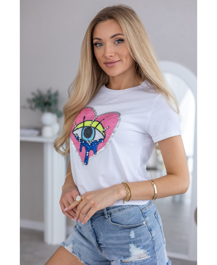 Bluzka See You Biała