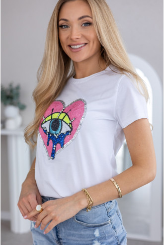 Bluzka See You Biała 2