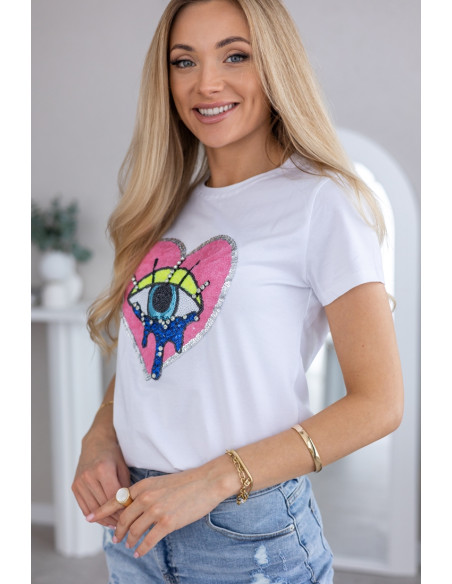 Bluzka See You Biała