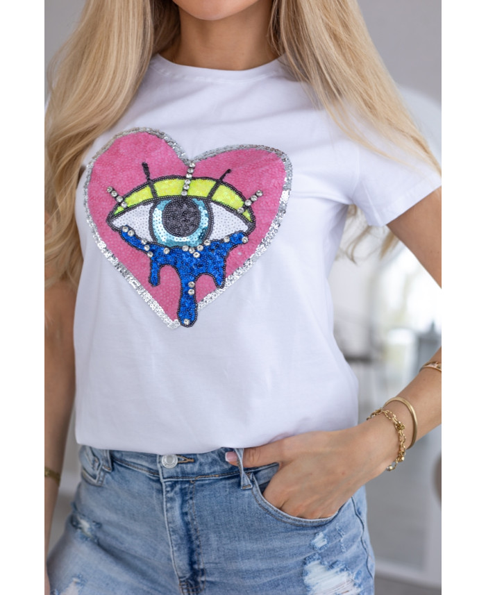 Bluzka See You Biała